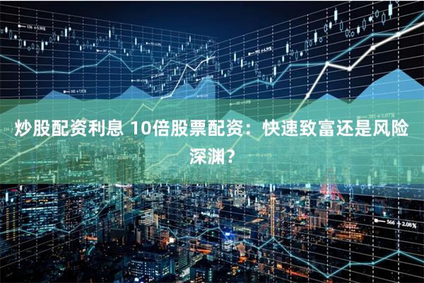 炒股配资利息 10倍股票配资：快速致富还是风险深渊？